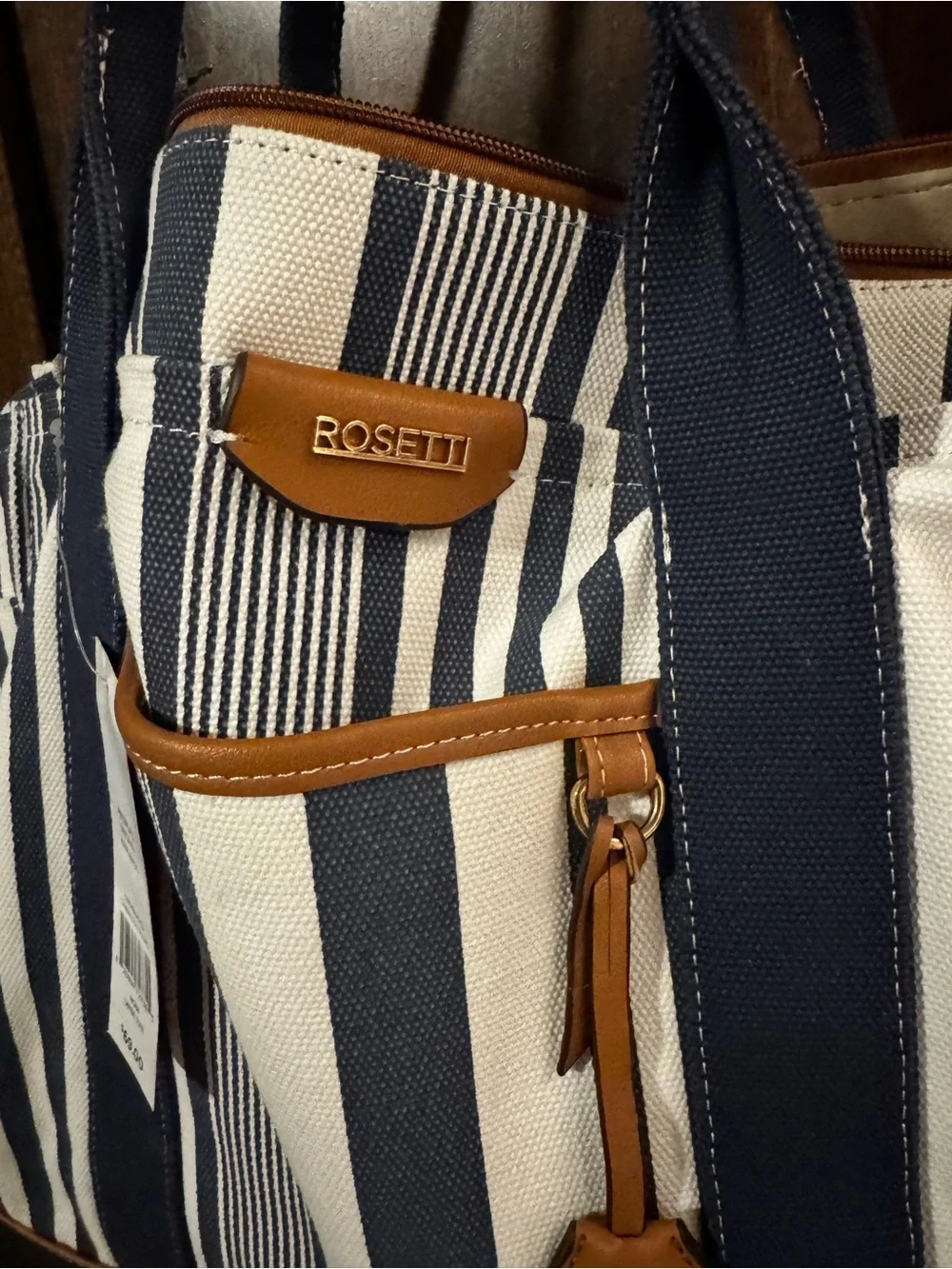 Rosetti canvas tote